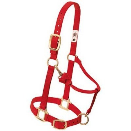 WEAVER LEATHER 1 LG RED Snap Halter 35-7036-RD